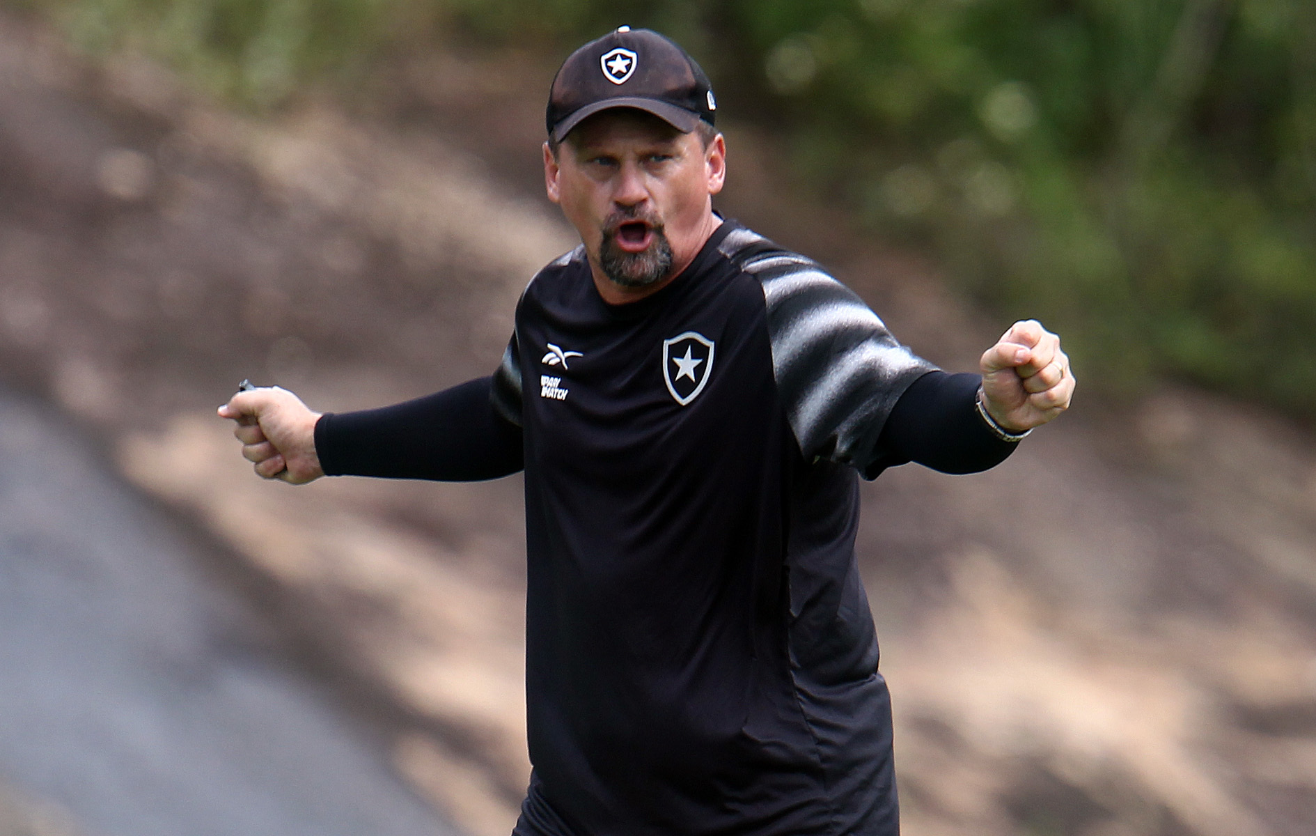 Fábio Matias. Treino do Botafogo (FOTO: Vitor Silva/Botafogo FR)