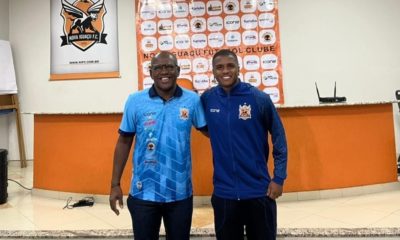 Jogador e técnico do Nova Iguaçu concedem entrevista coletiva