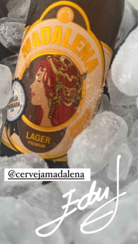 Edu Guedes compartilha foto de cerveja