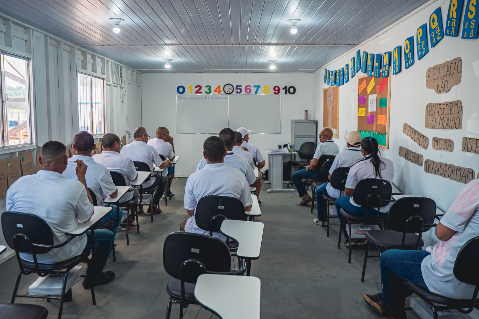 Educação no Canteiro em Xerém