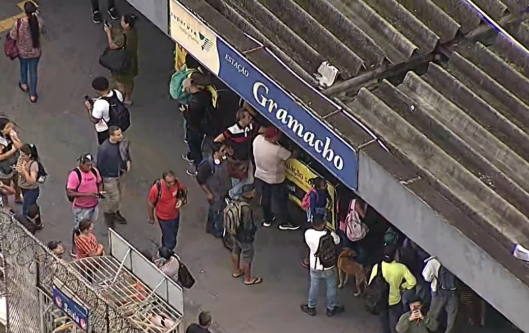 Estação de trem em Gramacho