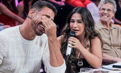 Cauã Reymond e Simone Mendes no Domingão