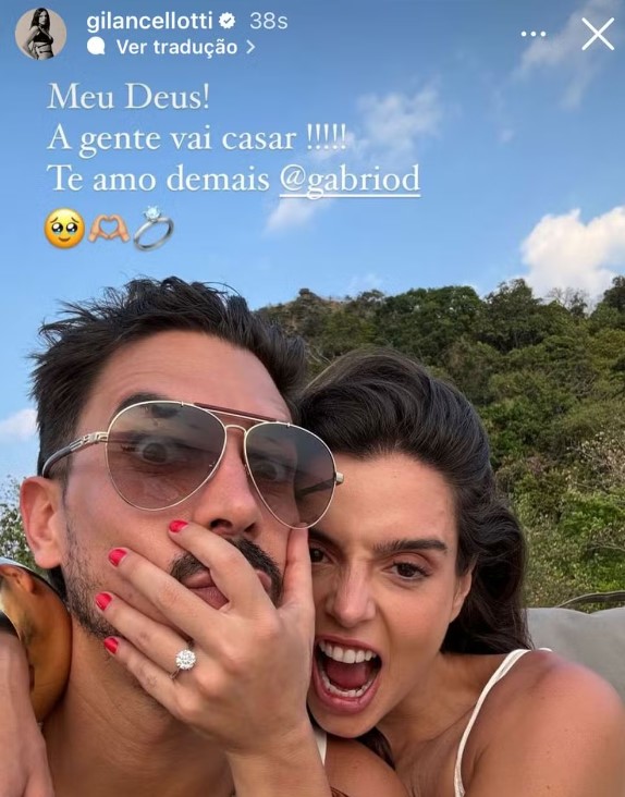 Giovanna Lancellotti fica noiva
