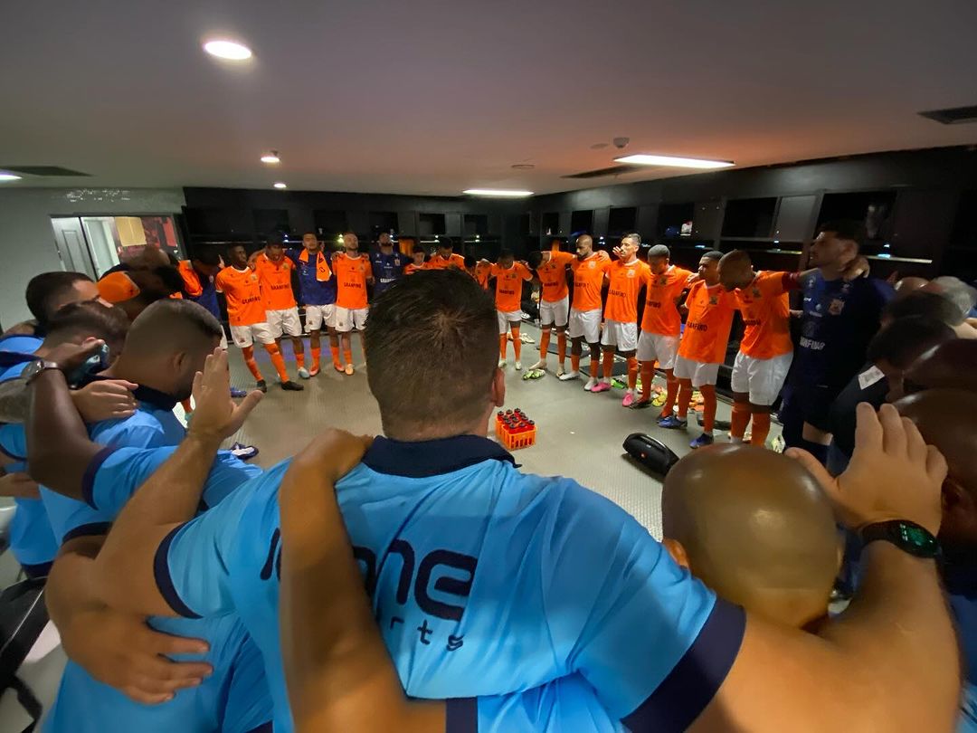 Elenco do Nova Iguaçu (FOTO: Vitor Melo/Nova Iguaçu FC)