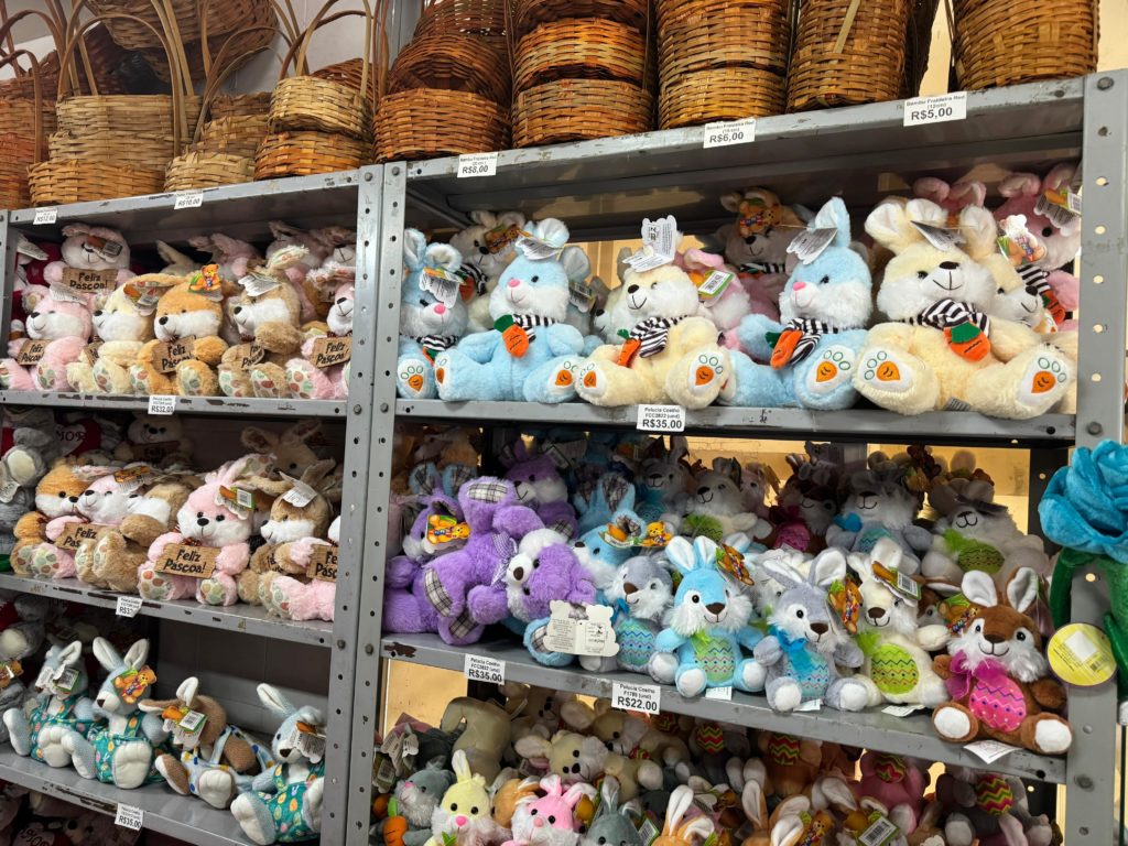 Coelhinhos de pelúcia