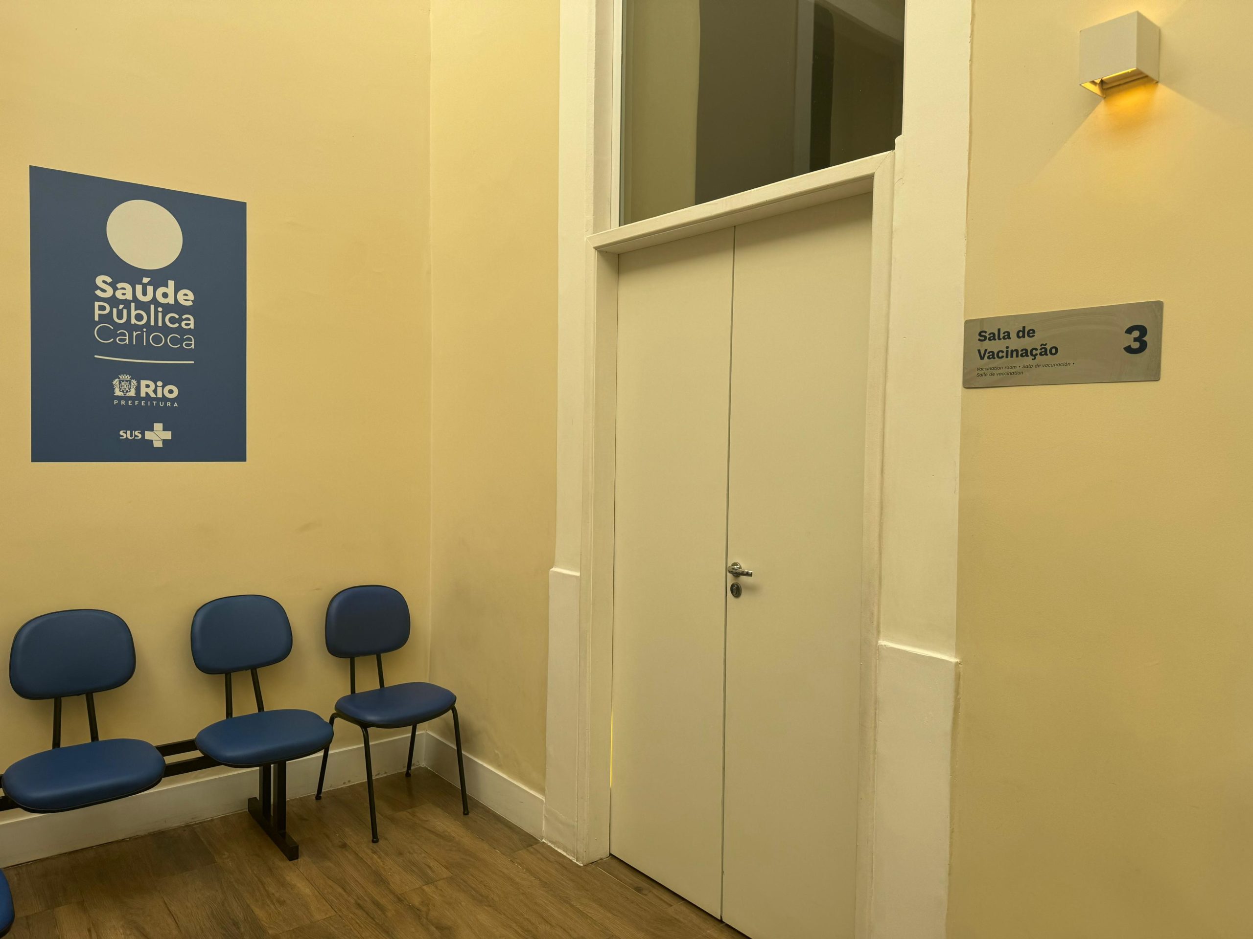 Polo de atendimento de dengue, da prefeitura do Rio