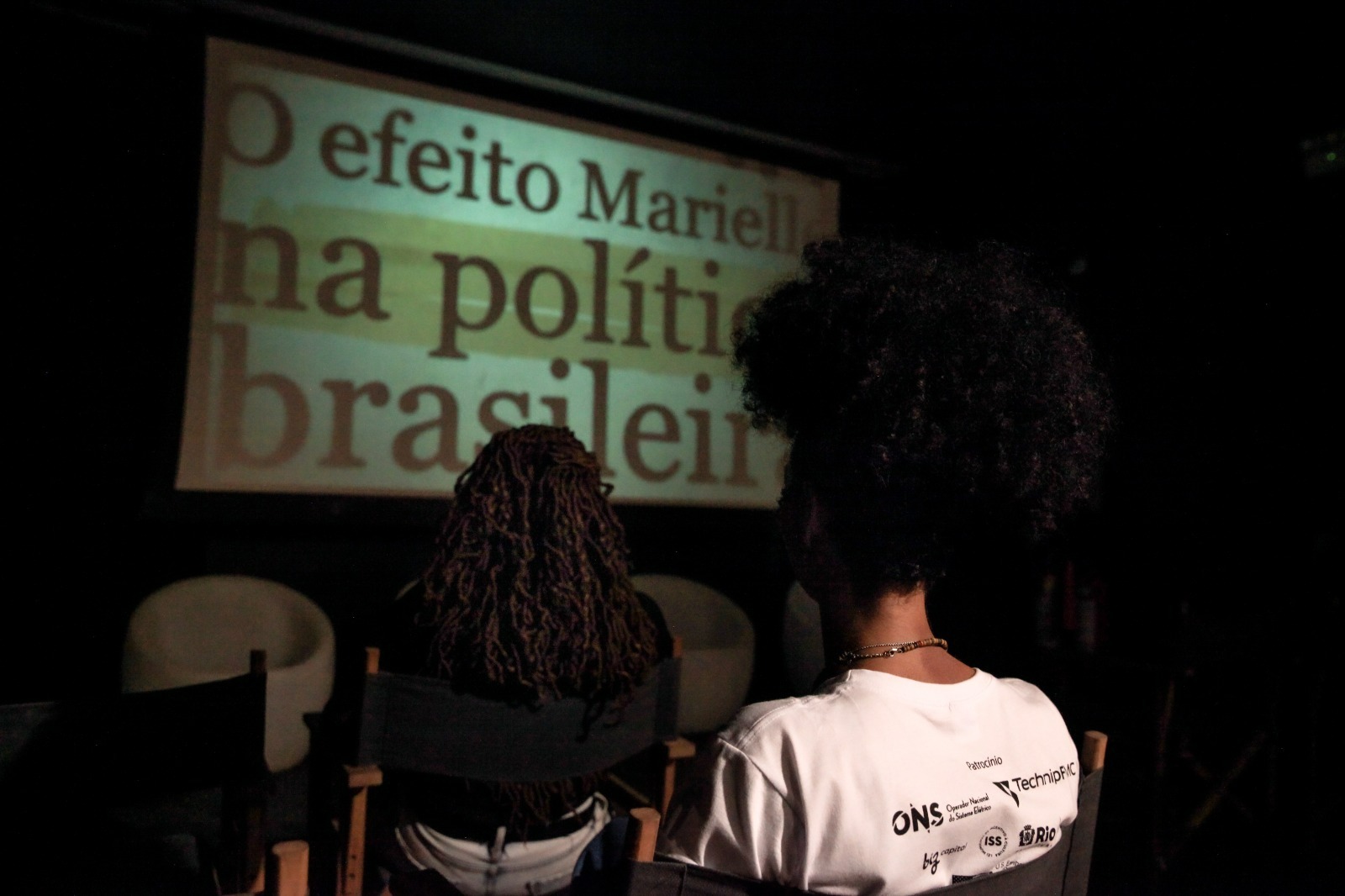 Filme em homenagem à Marielle é exibido no Centro do Rio (Foto: Divulgação)