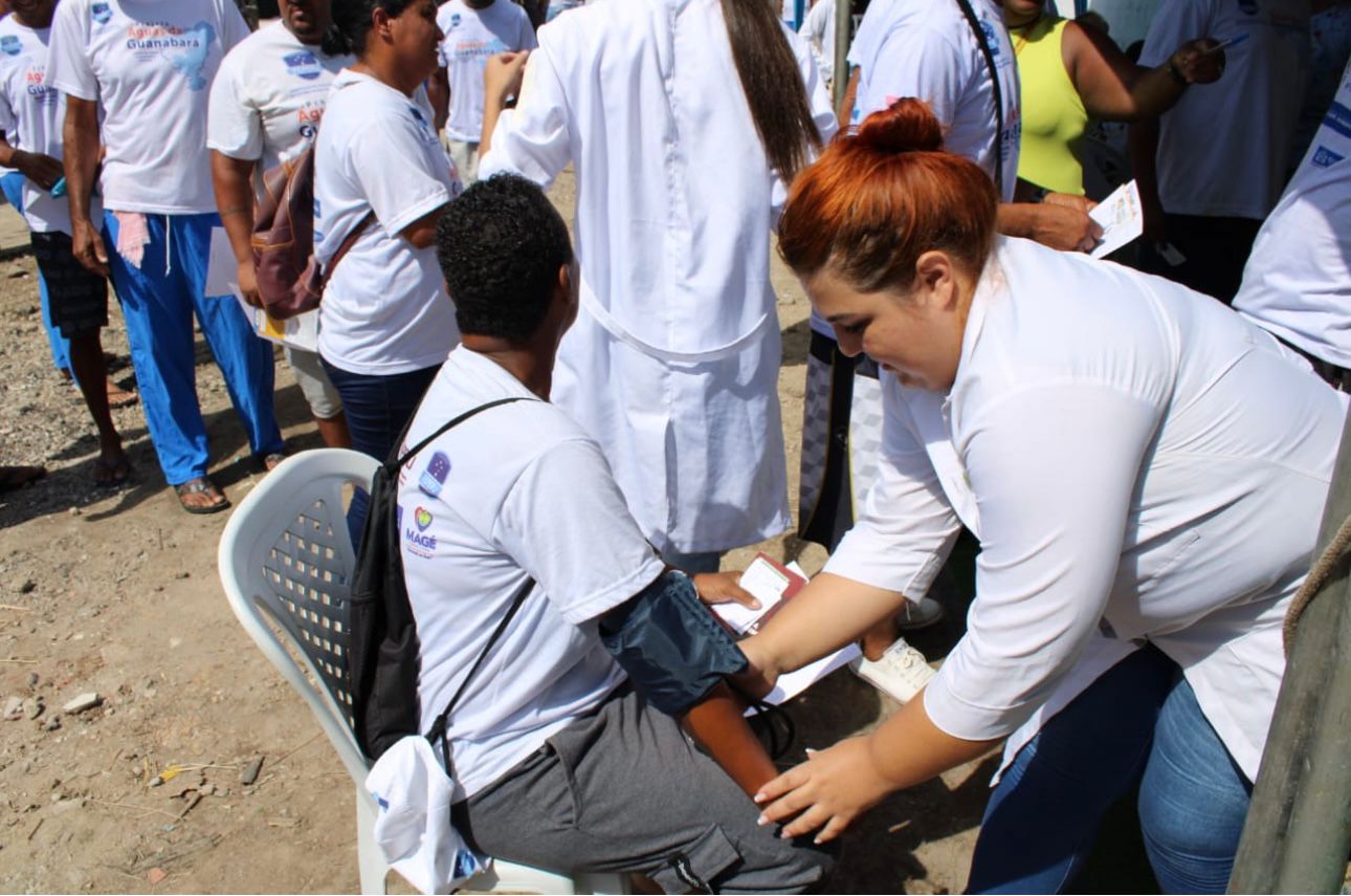 Ação de saúde para os pescadores e seus familiares