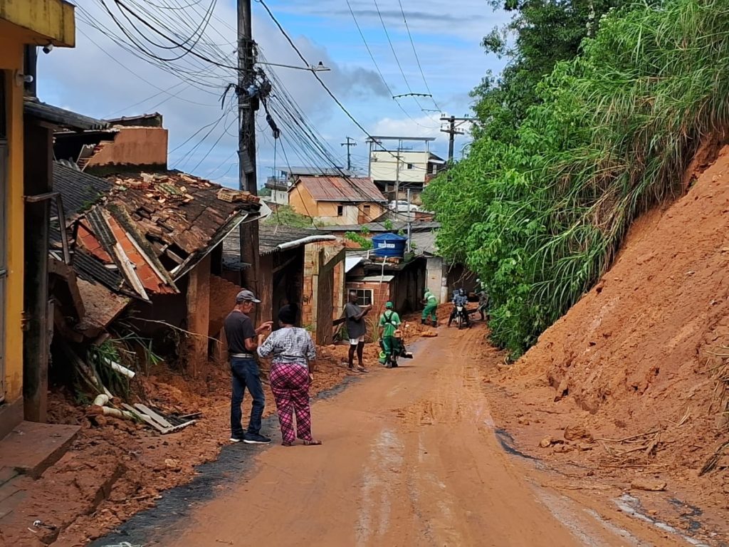 Estragos provocados pela chuva em Petrópolis