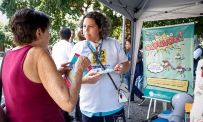 Secretaria de Saúde realiza ação educativa sobre a dengue na Rodoviária do Rio (Foto: Divulgação)