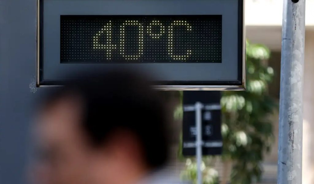 Alta temperatura calor