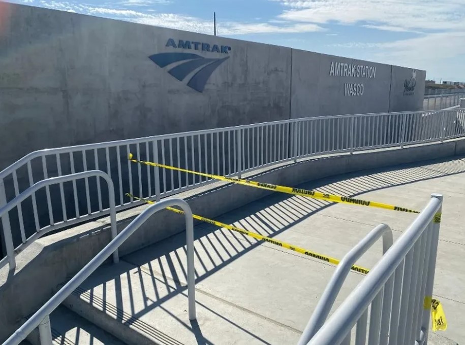 Estação de trem na Califórnia