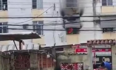 incêndio deixa dois adultos e uma criança feridos em Olaria