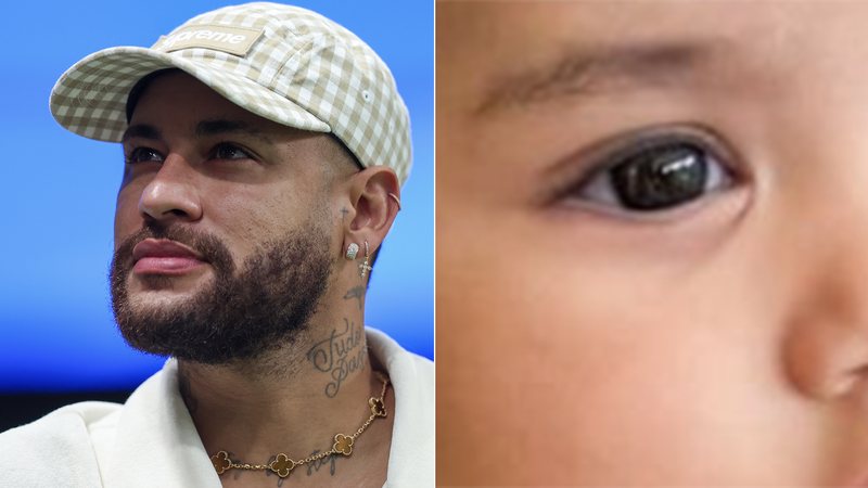 Neymar e a filha Mavie