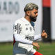 Gabigol. Treino do Flamengo (FOTO: Marcelo Cortes/Flamengo)