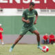 Thiago Santos durante treinamento no Fluminense