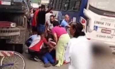 Acidente com ônibus durante procissão