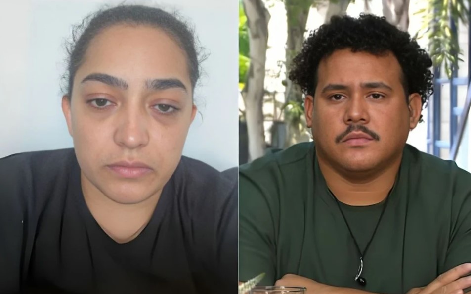 Camila Moura e Lucas Buda no Mais Você