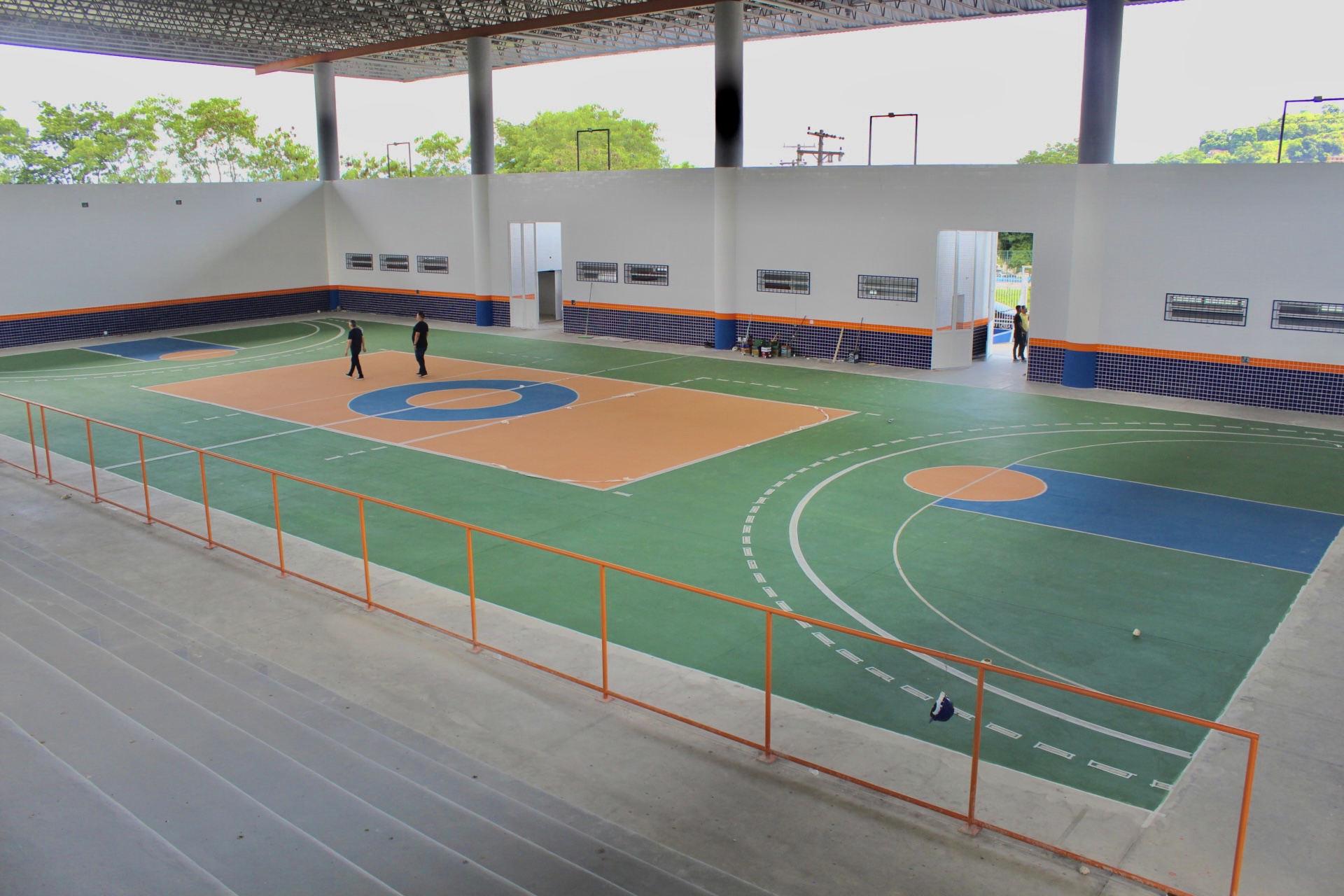 Ginásio Municipal reformado e pronto para receber os alunos