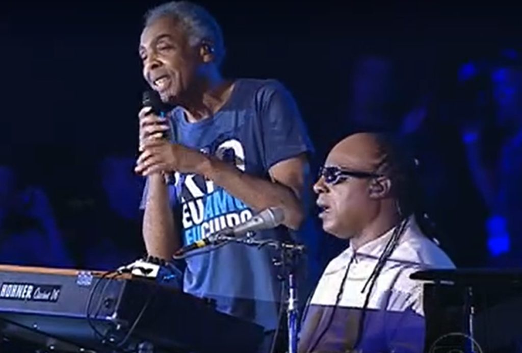 Stevie Wonder e Gilberto Gil