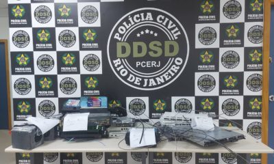 Homem é preso por comandar empresa clandestina de internet em Paciência (Foto: Divulgação)