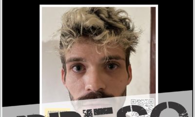 Disque Denúncia divulga imagem do homem foragido.