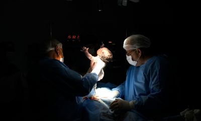 Primeiro bebê do Hospital Iguassu / Fotos: Alziro Xavier