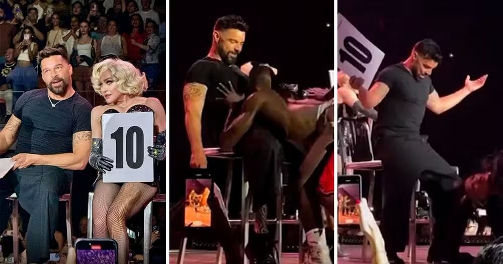 Ricky Martin fica 'empolgado' em show de Madonna e fãs perguntam: 'Foi uma ereção?' (Foto: Divulgação)