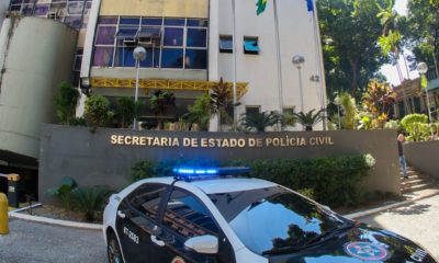 Sede da Secretaria de Estado de Polícia Civil, no Centro do Rio.
