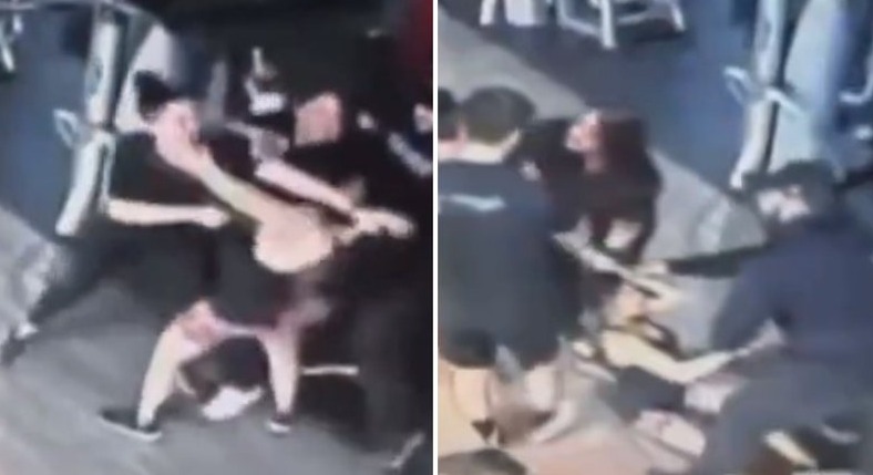 Discussão por aparelho em academia termina com mulher sem a parte do dedo arrancada a mordida (Foto: Reprodução/ Twitter)