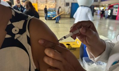 Vacinação contra a gripe.