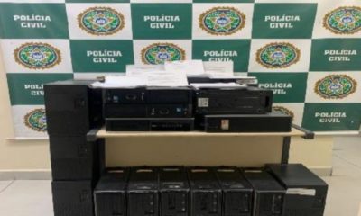 Material apreendido em operação