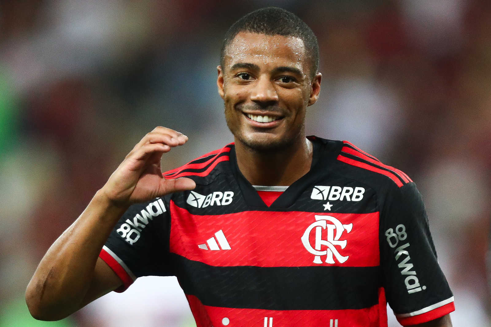 De La Cruz. Flamengo x São Paulo (FOTO: Marcelo Cortes/Flamengo)