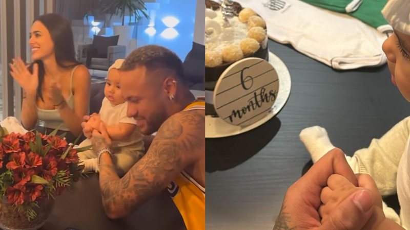Filha de Neymar completa seis meses