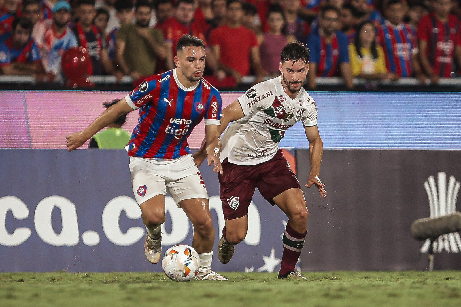 Cerro Porteño x Fluminense (Foto: Lucas Merçon/Fluminense FC)