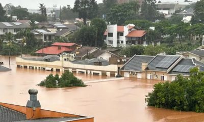 Chuva no Rio Grande do Sul deixa municípios ilhados.