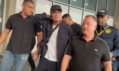 Philippe Coutinho chega ao Rio (Foto: Gabriela Marino/Super Rádio Tupi)