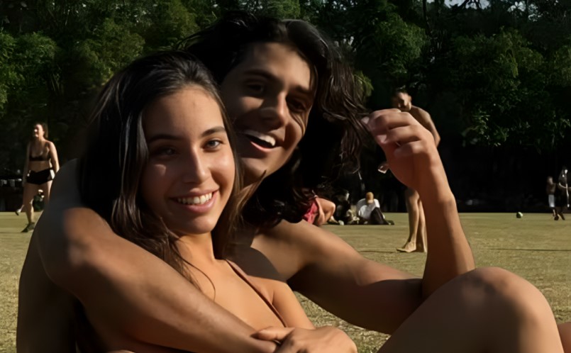 Vanessa Lopes e namorado