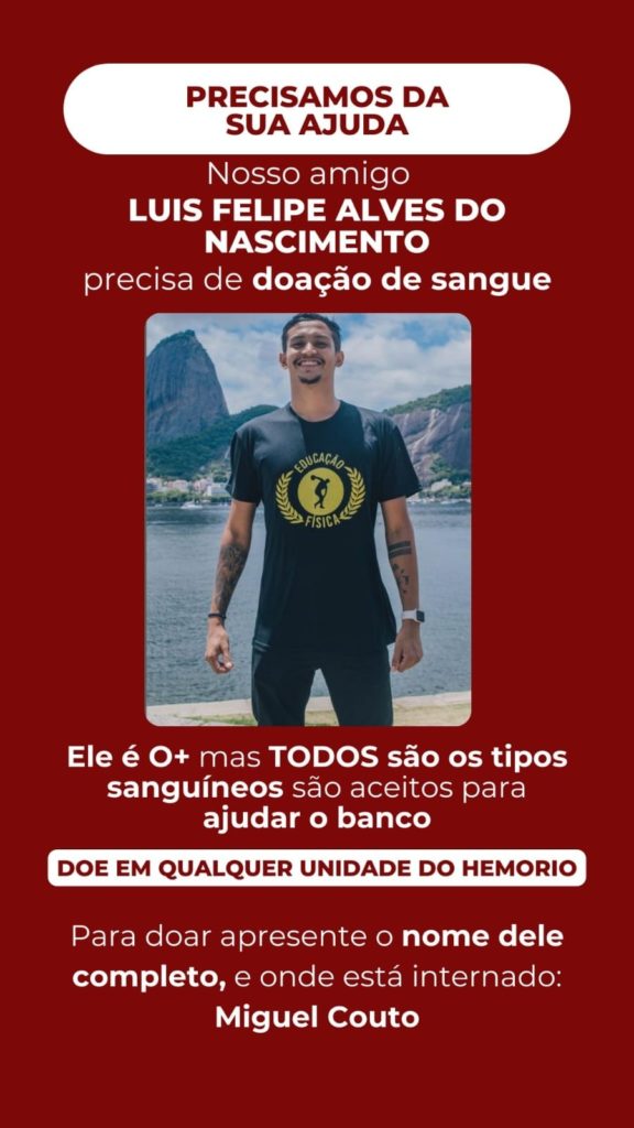 Luis Felipe Alves do Nascimento, de 27 anos, morre após ser baleado em assalto no Rio.
