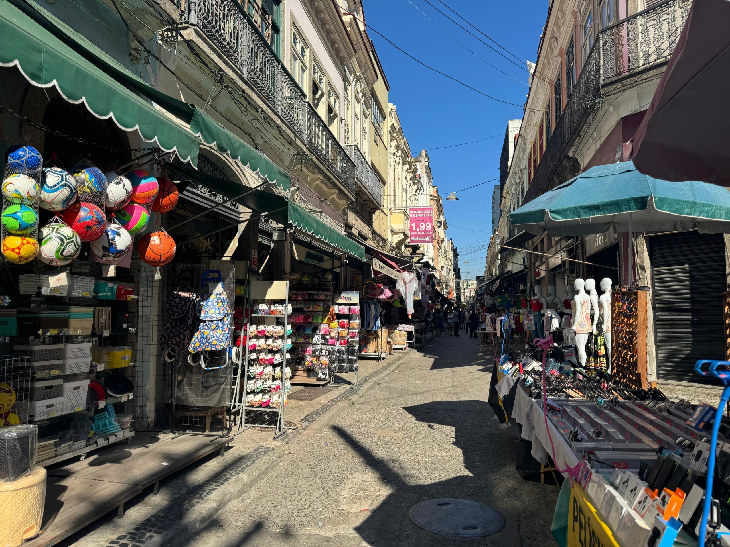 Saara, região de comércio popular no Centro do Rio.