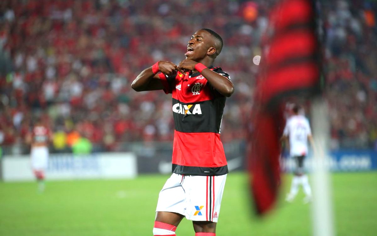 Vinicius Júnior, pelo Flamengo