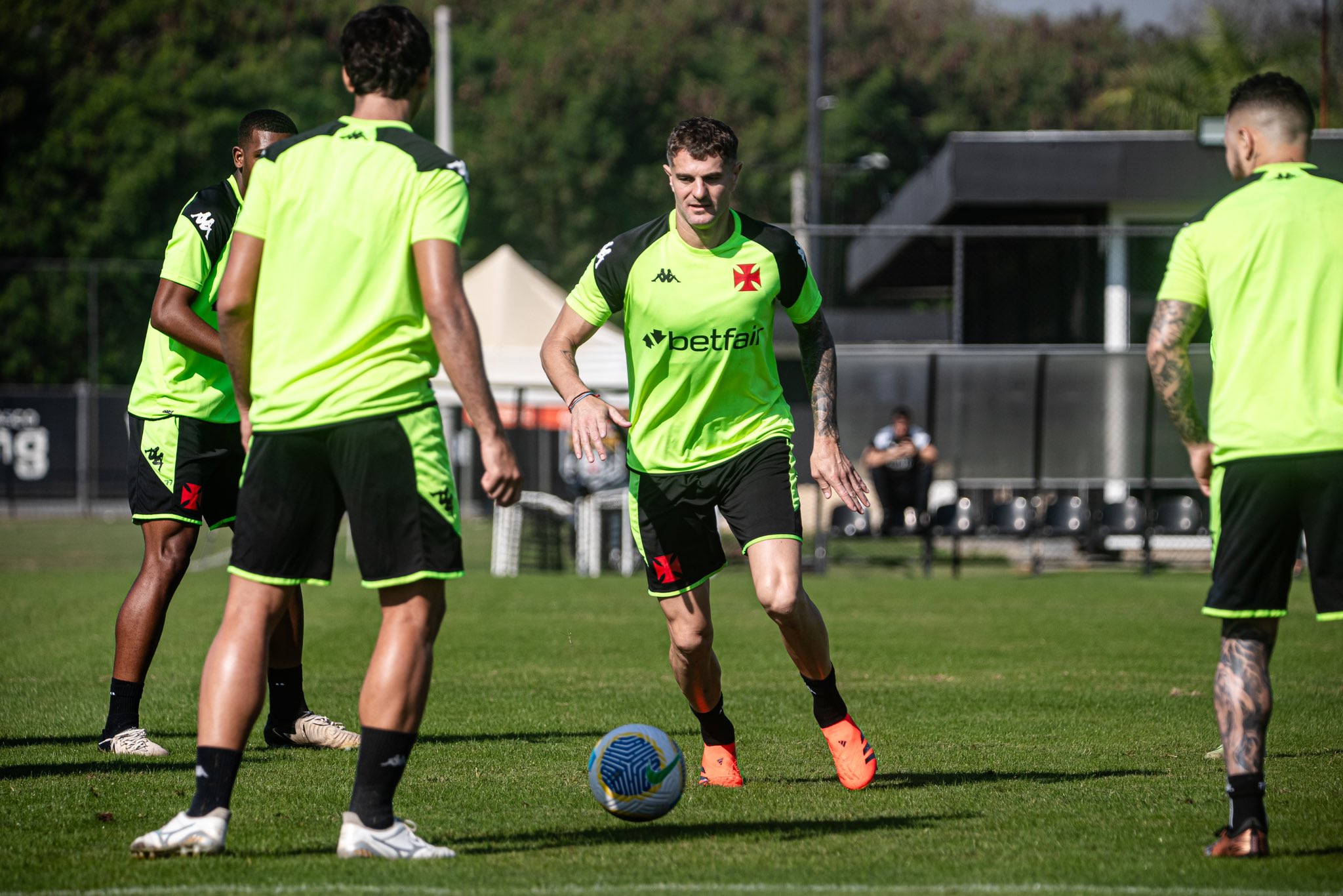 Vegetti. Treino do Vasco (Foto: Leandro Amorim/Vasco)