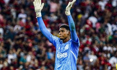 Hugo Souza. Flamengo (Foto: Marcelo Cortes/CR Flamengo)