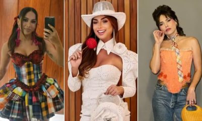 Anitta, Nicole Bahls e Letícia Colin