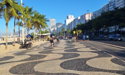 Praia do Leme, na Zona Sul do Rio.
