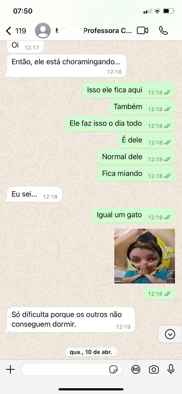 Pais de criança autista afirmam que o filho foi dopado em creche municipal do Rio.