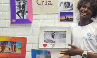 Fotografia de aluno da rede estadual do RJ é selecionada para presentear o presidente Lula