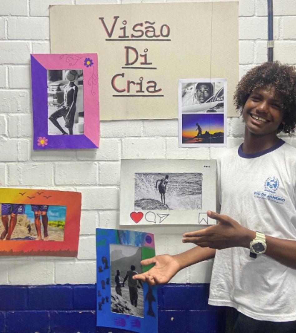 Fotografia de aluno da rede estadual do RJ é selecionada para presentear o presidente Lula