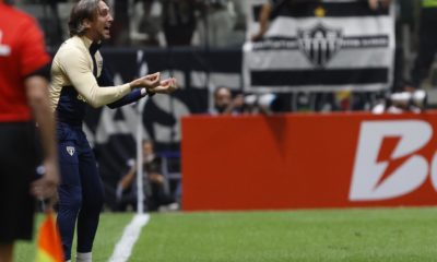 Luis Zubeldía. Atlético-MG x São Paulo (Foto: Rubens Chiri/SPFC)