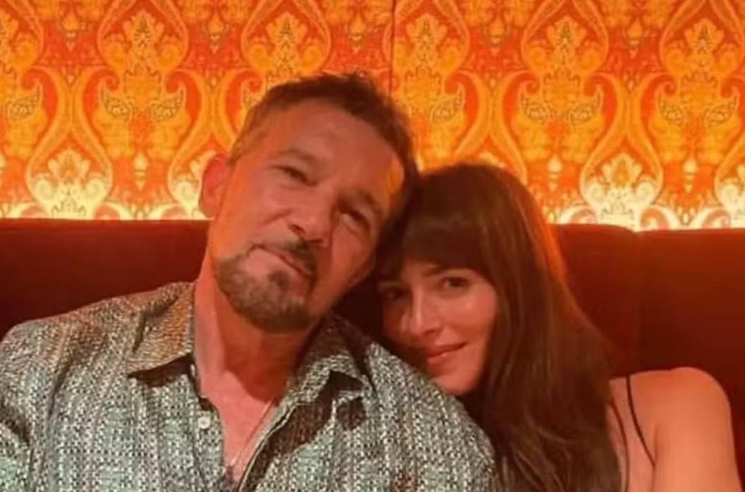 Antonio Banderas e Dakota Johnson